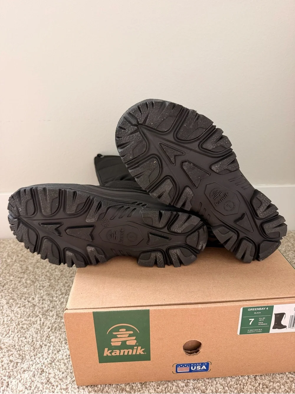 Men's Kamik Greenbay4 Waterproof Insulated Winter Boots